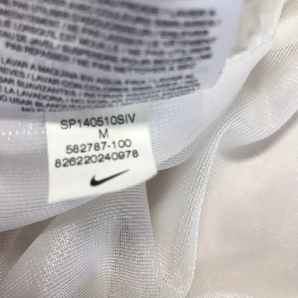 Nike White Golf Men's 1/2 Zip Pullover Jacket Windbreaker - Picture 9 of 11